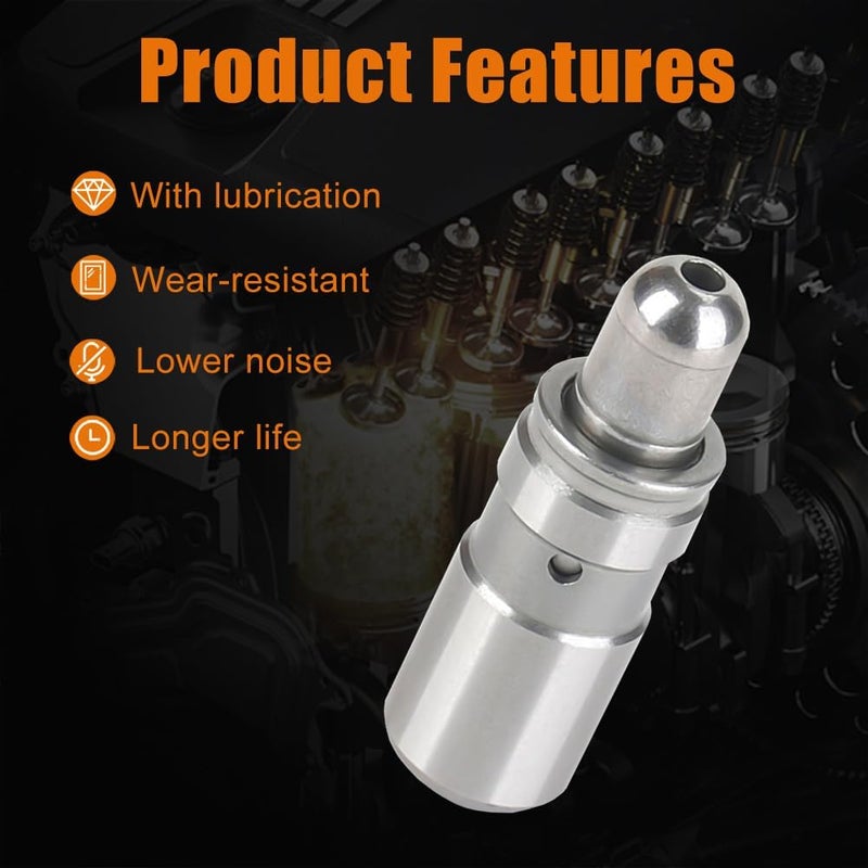 VEELECP 8 Pcs Valve Lifters Compatible with 2.0L 2.2L 2.4L 3.6L 4.6L Engines - Allure Envision Regal Camaro Cobalt Equinox ATS CTS Impala G6 Highlander Prius GS350 Select Models - Image 2